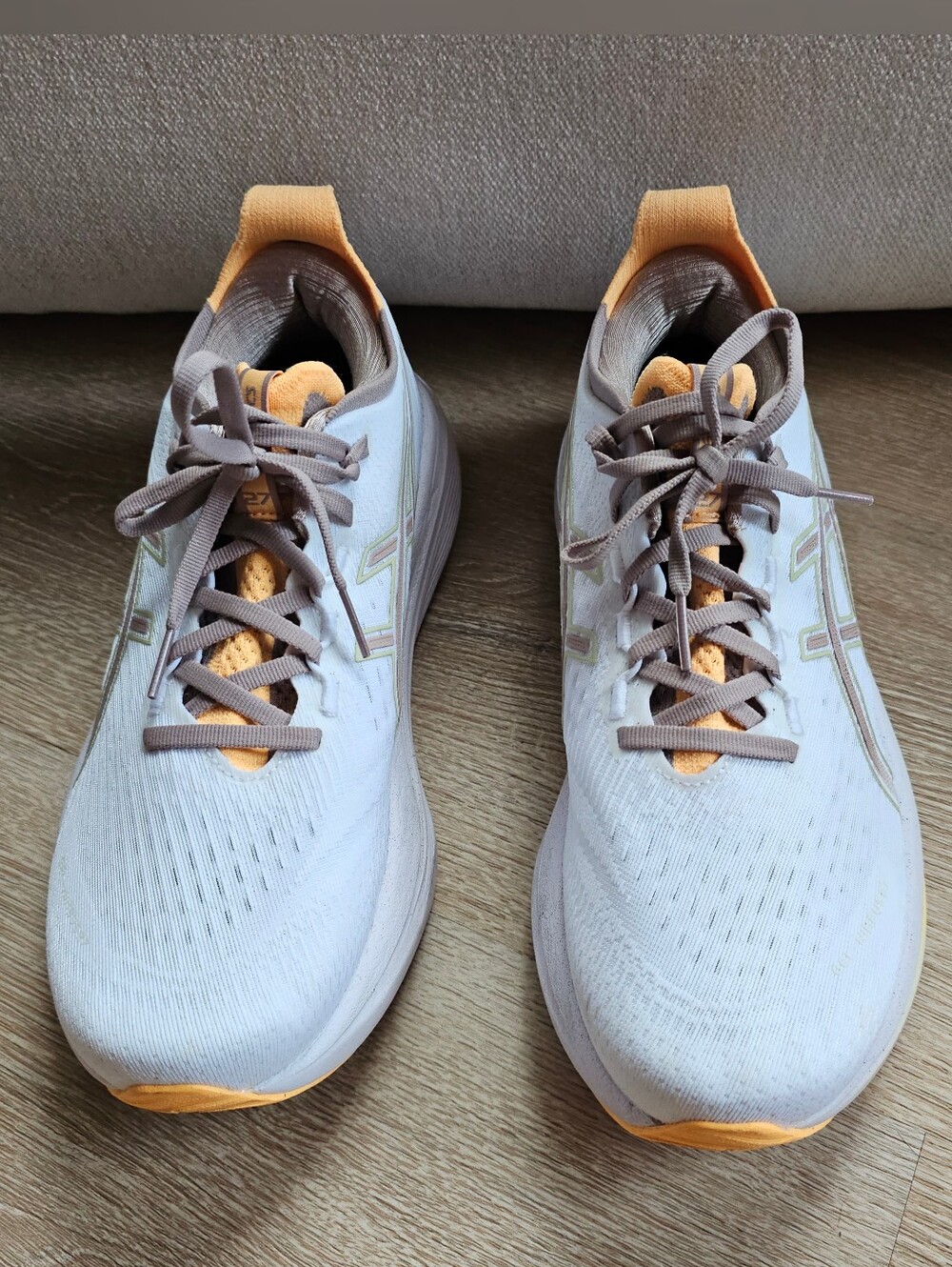 ASICS Gel-Nimbus 27 - White/Fawn - Picture 4 of 6